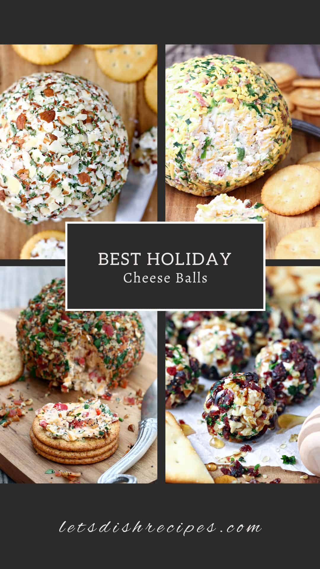 Best Holiday Cheeseball Recipes collage