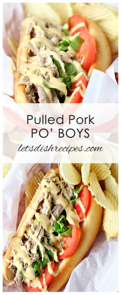 Pulled Pork Po'Boy Sandwiches