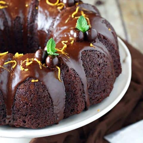 Chocolate Orange Bundt Cake feature