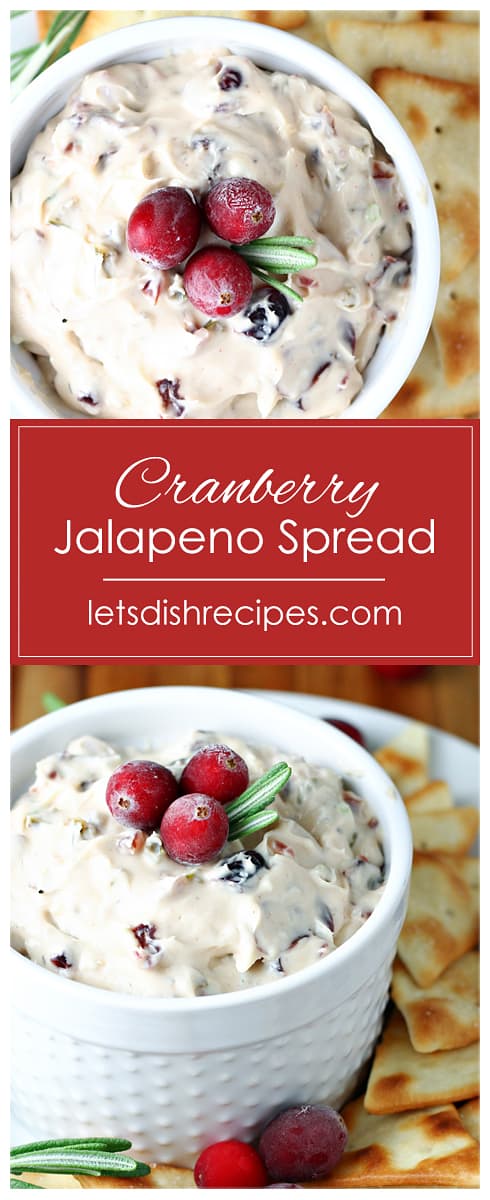 Cranberry Jalapeno Cream Cheese Spread