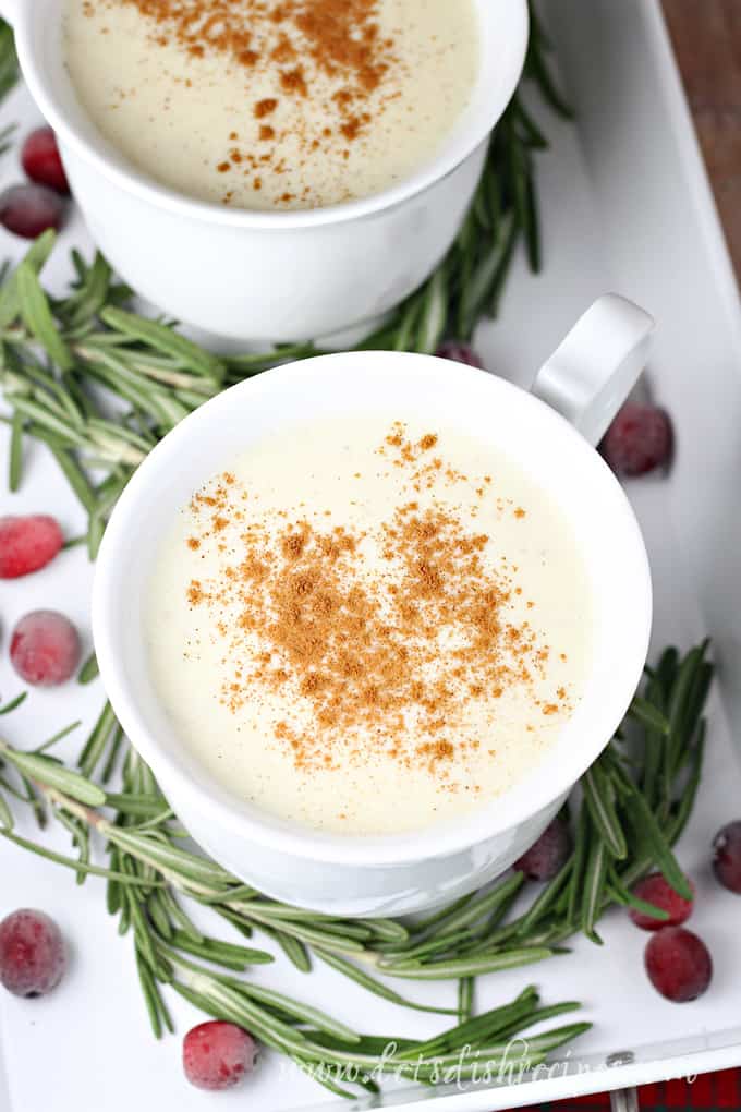 Homemade Egg Free Eggnog