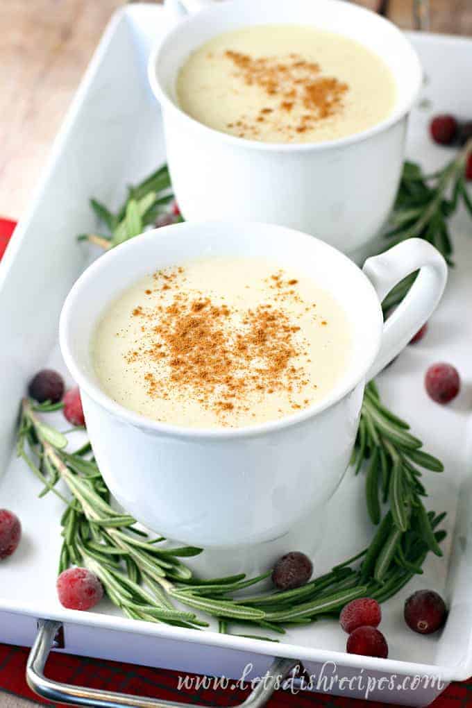 Homemade Egg Free Eggnog