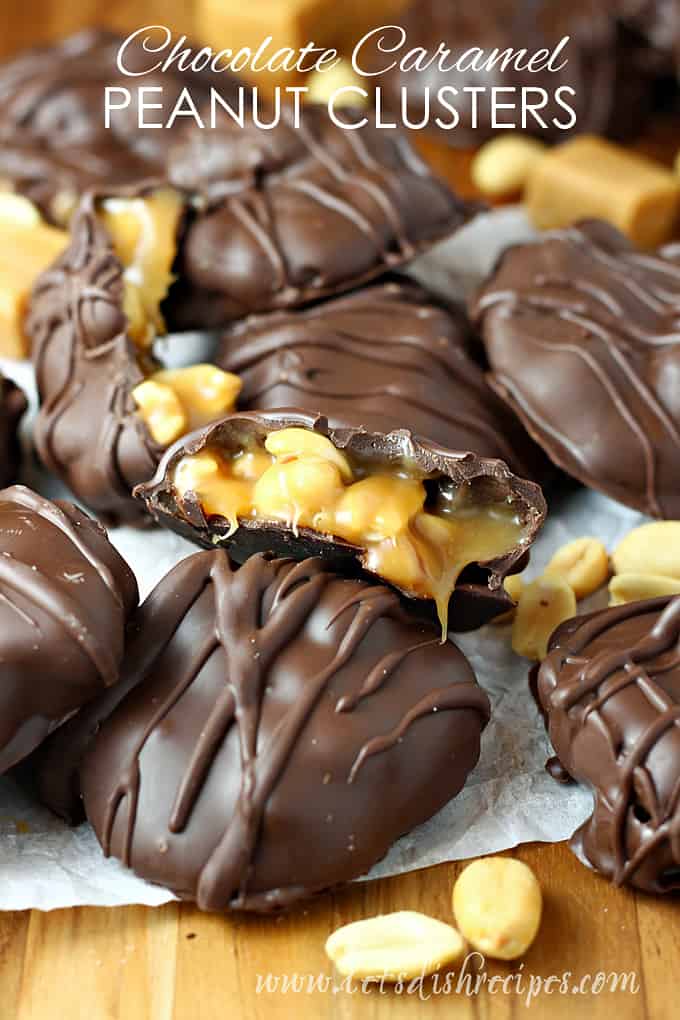 Chocolate Caramel Peanut Clusters