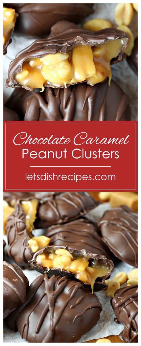 Chocolate Caramel Peanut Clusters