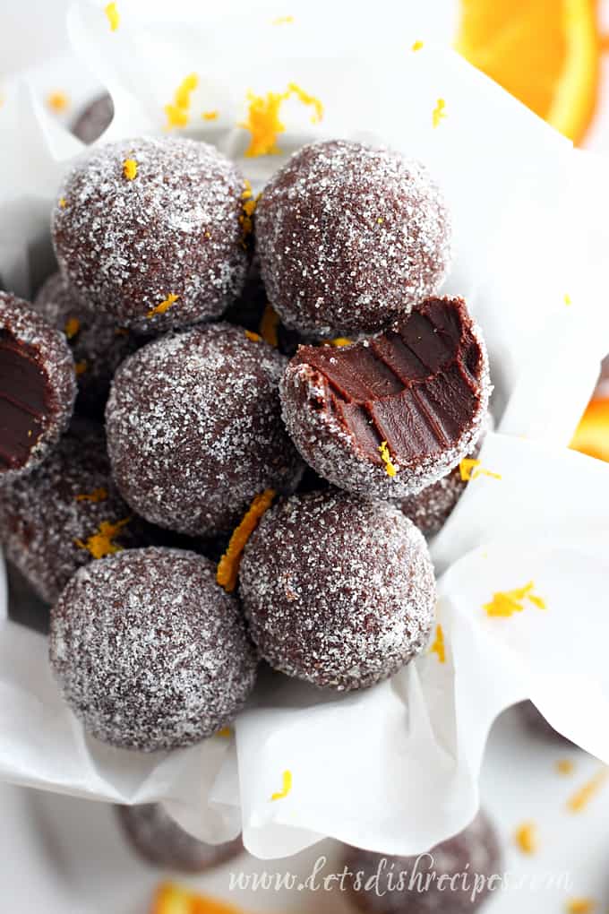 Easy Chocolate Orange Truffles