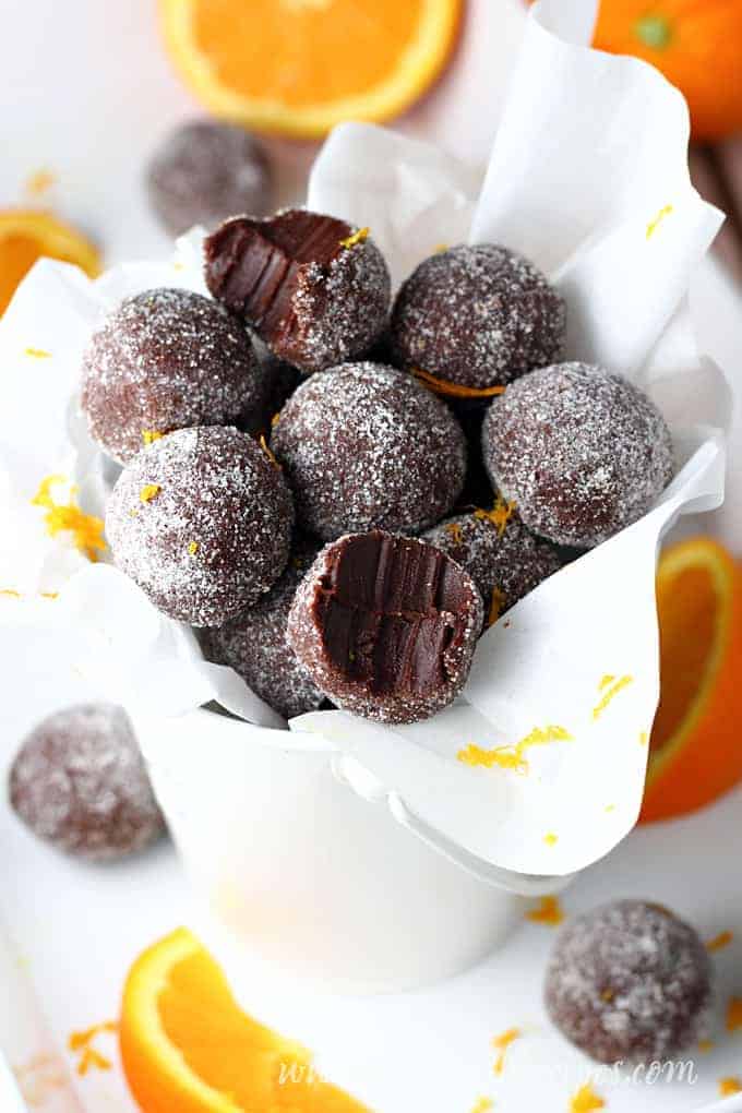 Easy Chocolate Orange Truffles