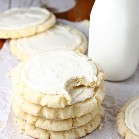 Frosted Eggnog Sugar Cookies feature