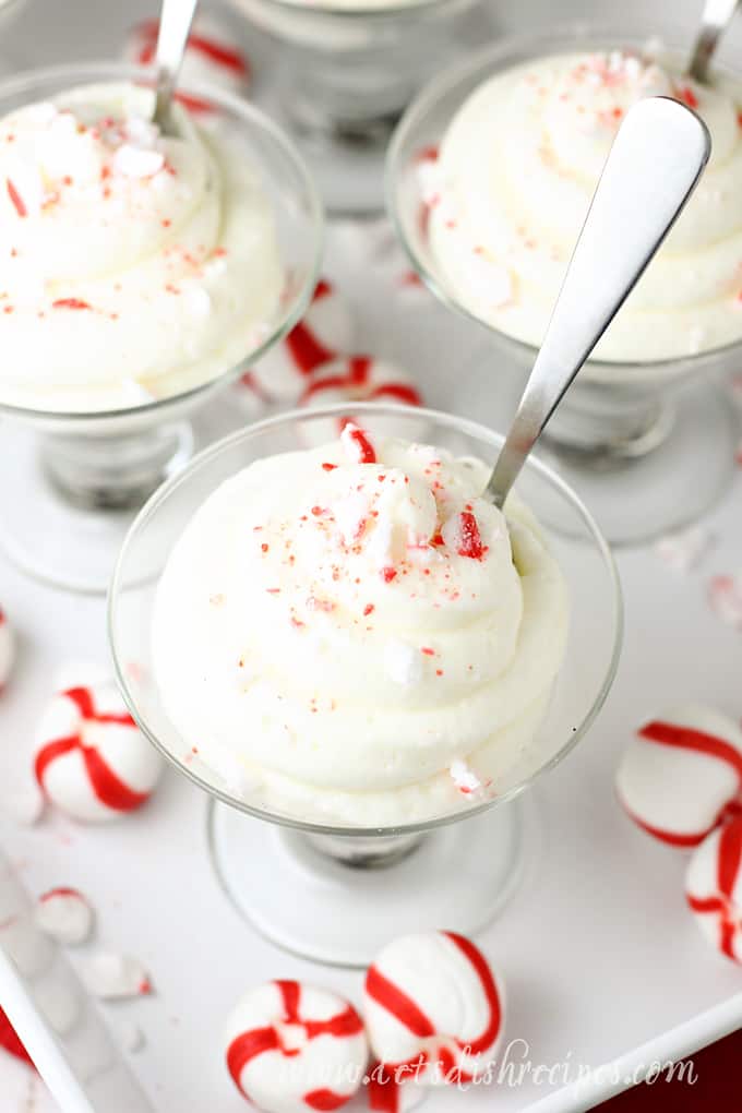 No Bake Peppermint Cheesecake Mousse