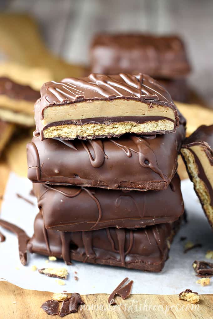 Peanut Butter Chocolate Graham Sandwiches