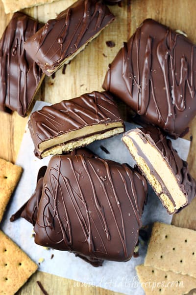 Peanut Butter Chocolate Graham Sandwiches