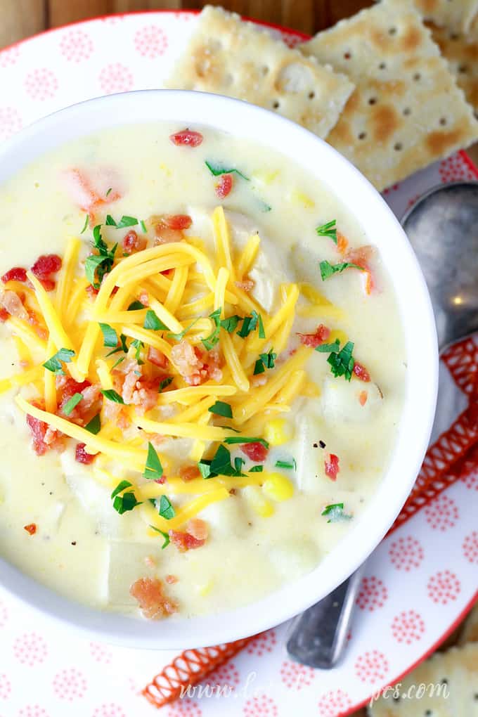 Chicken Cheddar Corn Chowder