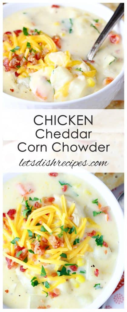 Chicken Cheddar Corn Chowder