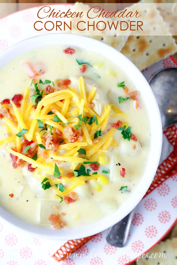 Chicken Cheddar Corn Chowder