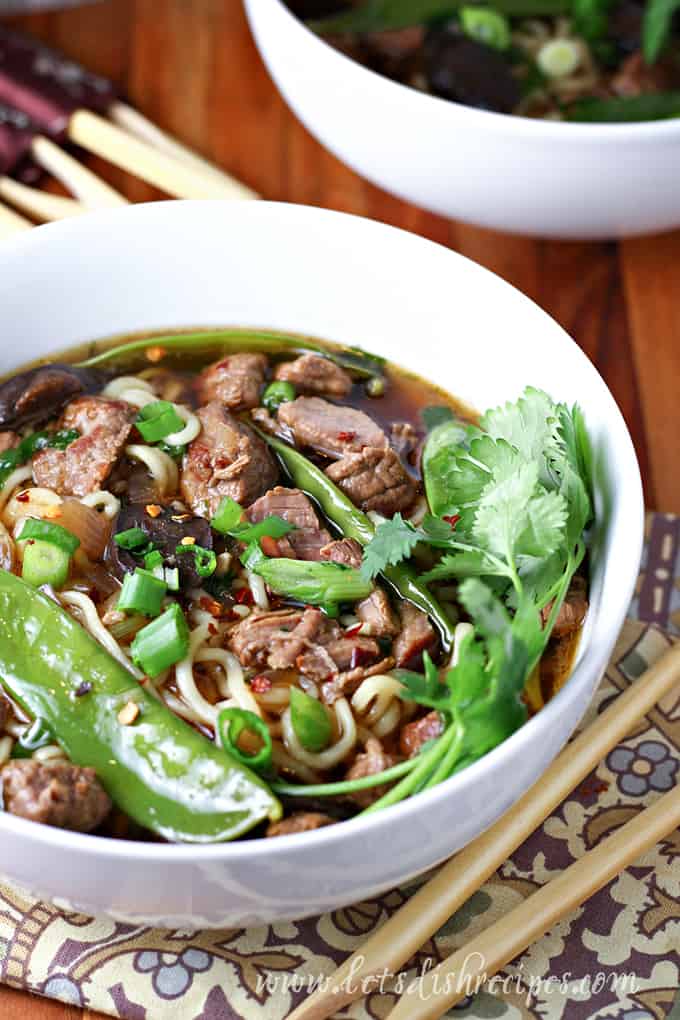 Slow Cooker Beef Ramen