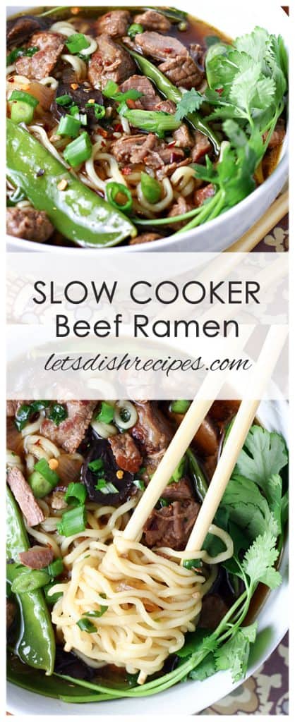 Slow Cooker Beef Ramen