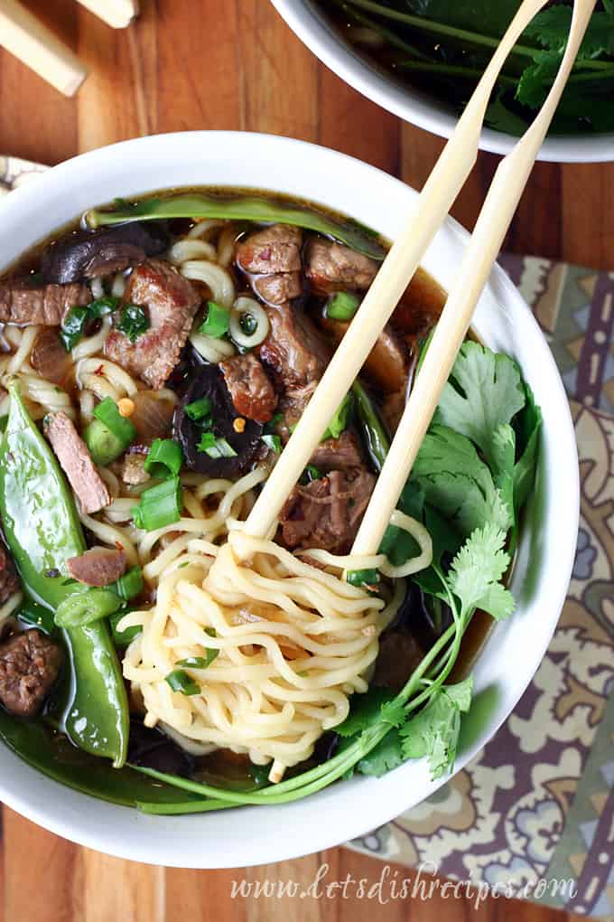 Slow Cooker Beef Ramen