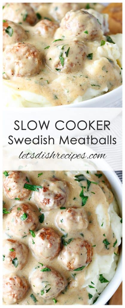 Slow Cooker Swedish Meatballs