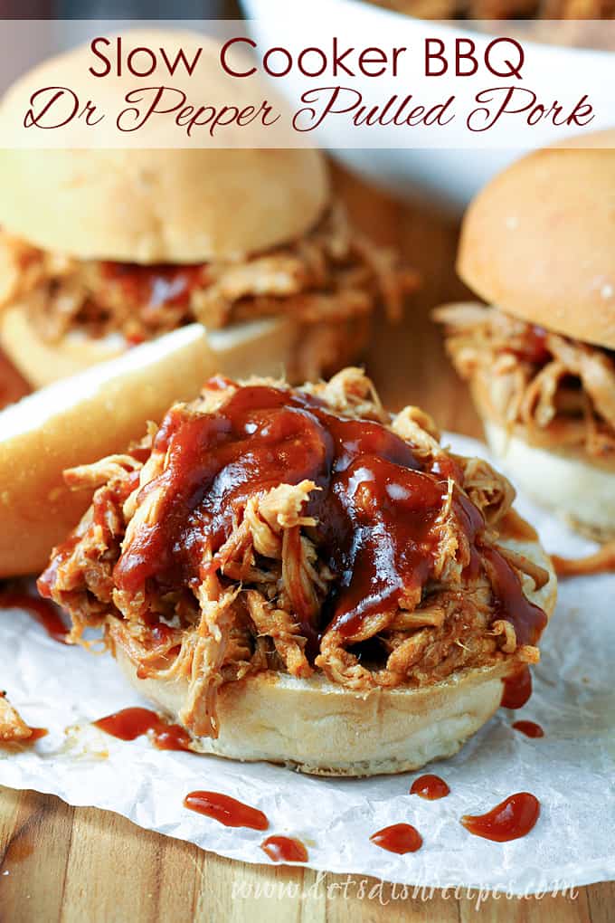 Slow Cooker Dr Pepper Pulled Pork