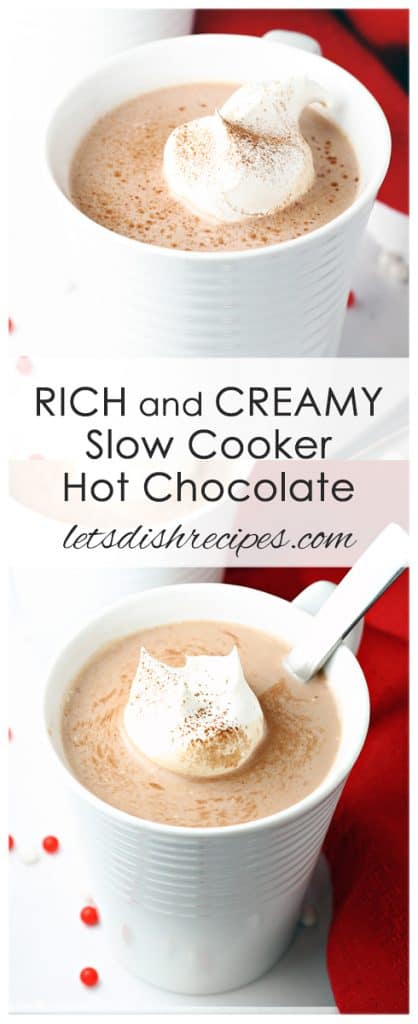 Rich and Creamy Slow Cooker Hot Chocolate