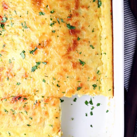 Cheesy Green Chile Egg Casserole feature