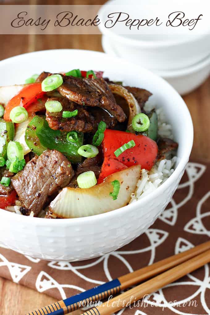 Easy Black Pepper Beef