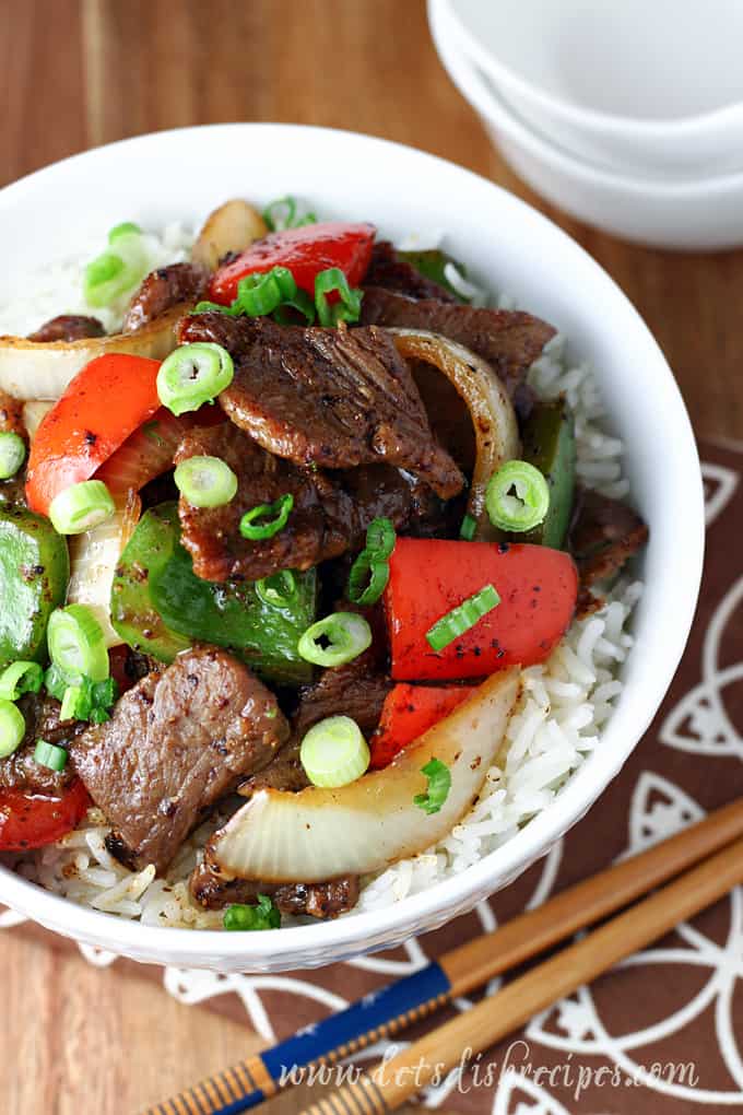 Easy Black Pepper Beef