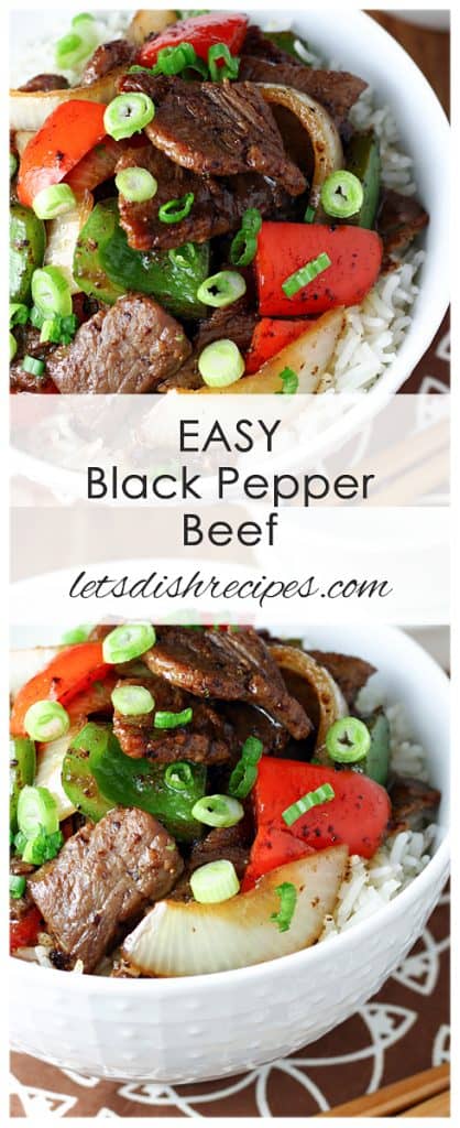 Easy Black Pepper Beef