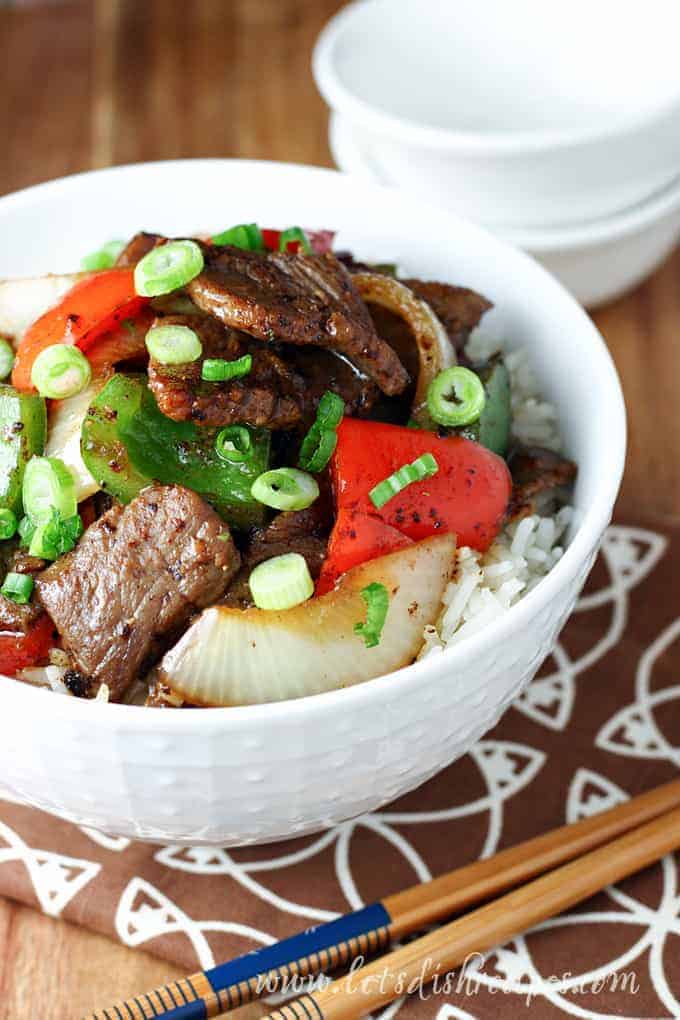 Easy Black Pepper Beef