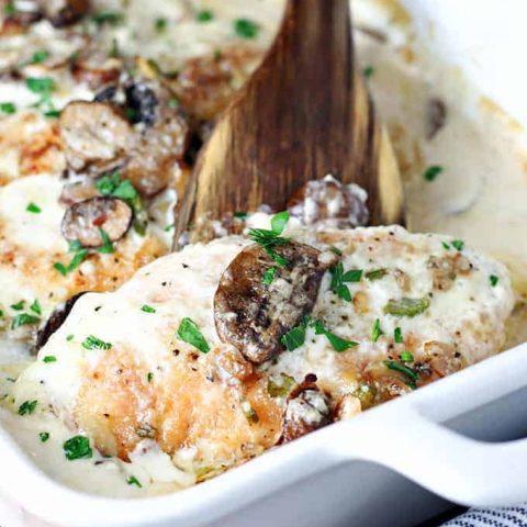 Chicken Mushroom Almond Cream feature