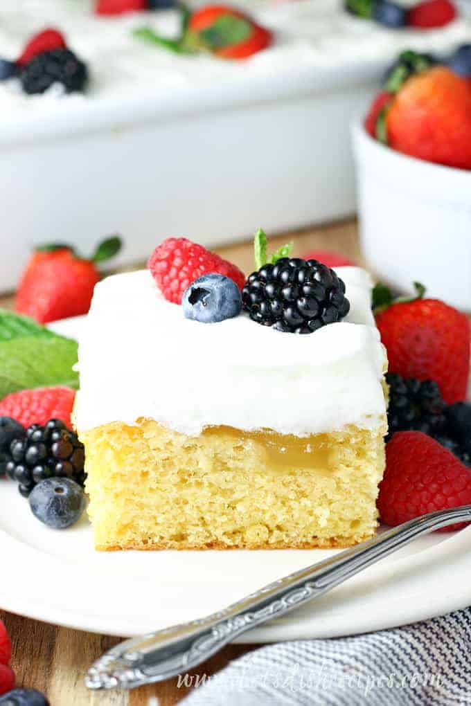 Easy Lemon Poke Cake