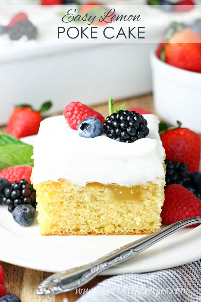 Easy Lemon Poke Cake