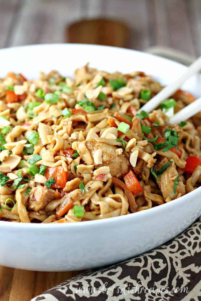 Easy Peanut Chicken Stir Fry