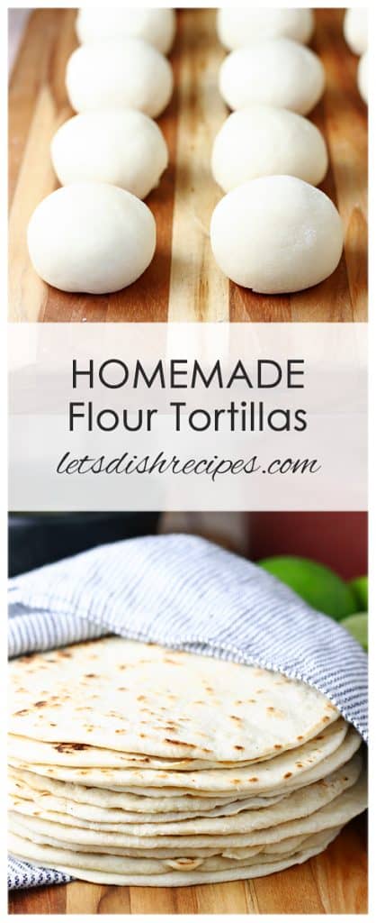 Easy Homemade Flour Tortillas