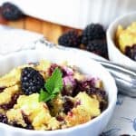 Triple Berry Cream Cheese Dump Cake