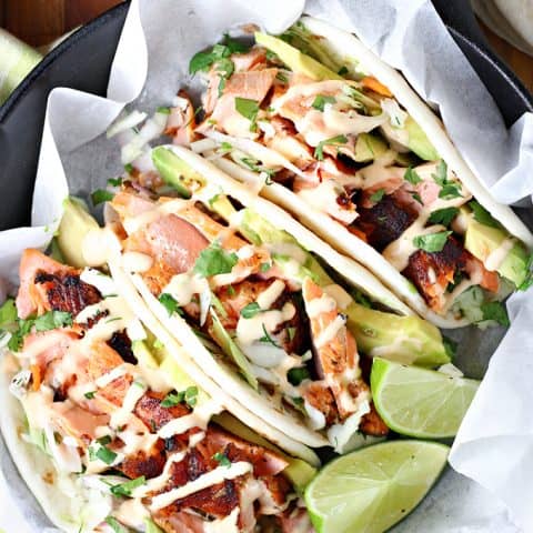 Salmon Tacos feature