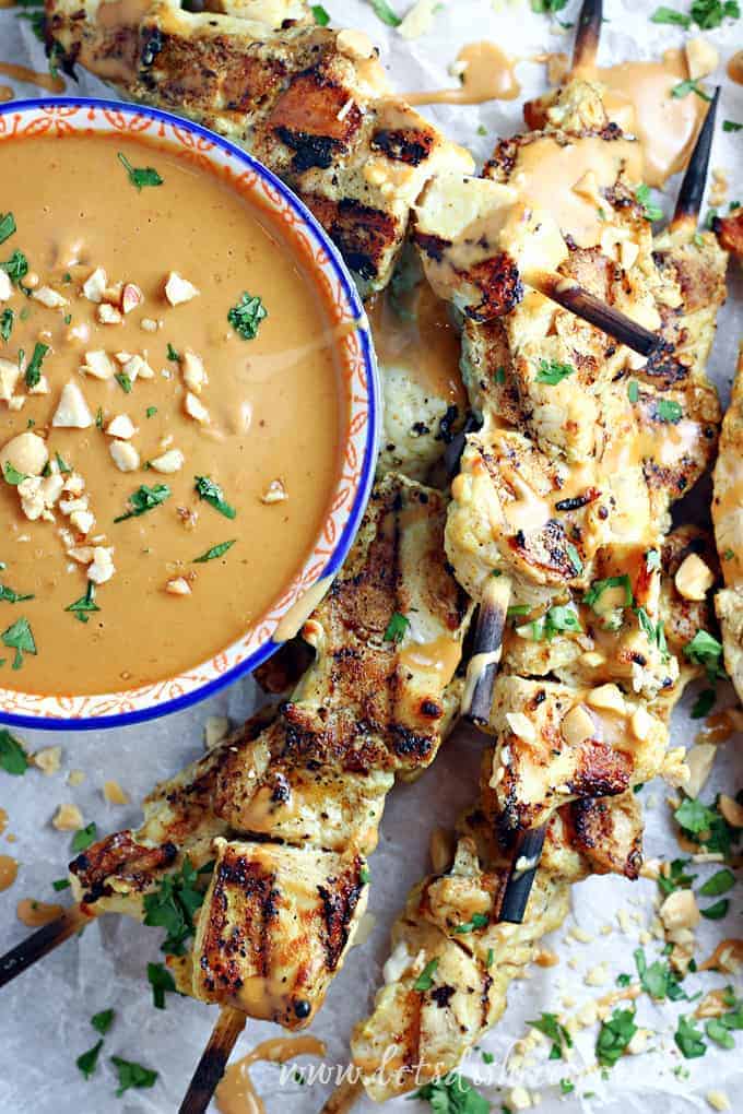 Grilled Chicken Satay