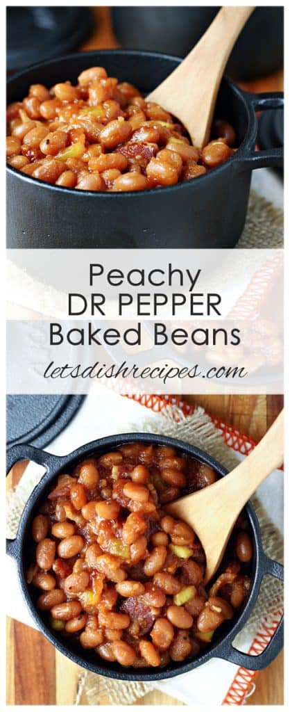 Peachy Dr Pepper Baked Beans