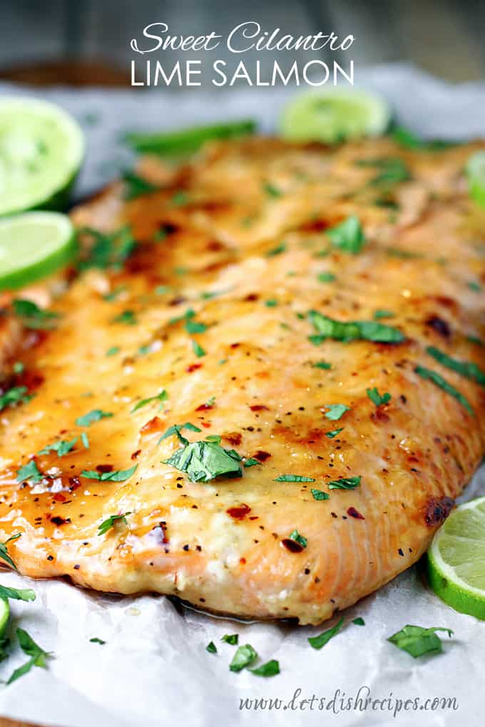 Sweet Cilantro Lime Salmon