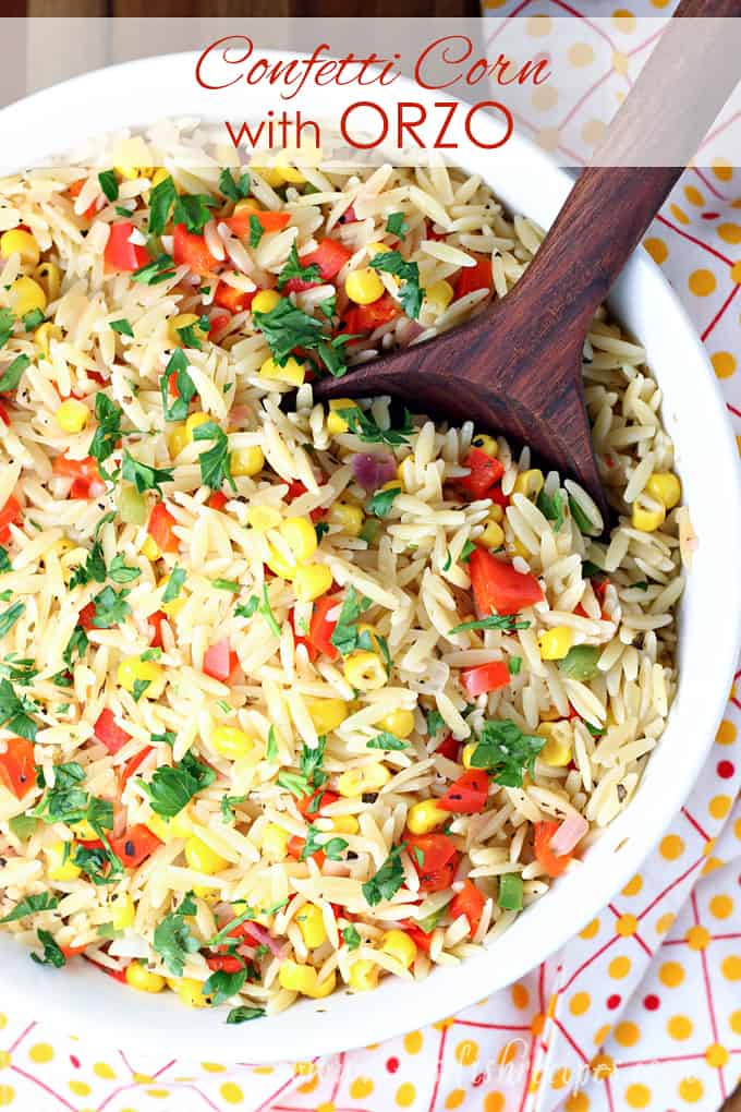 Confetti Corn with Orzo