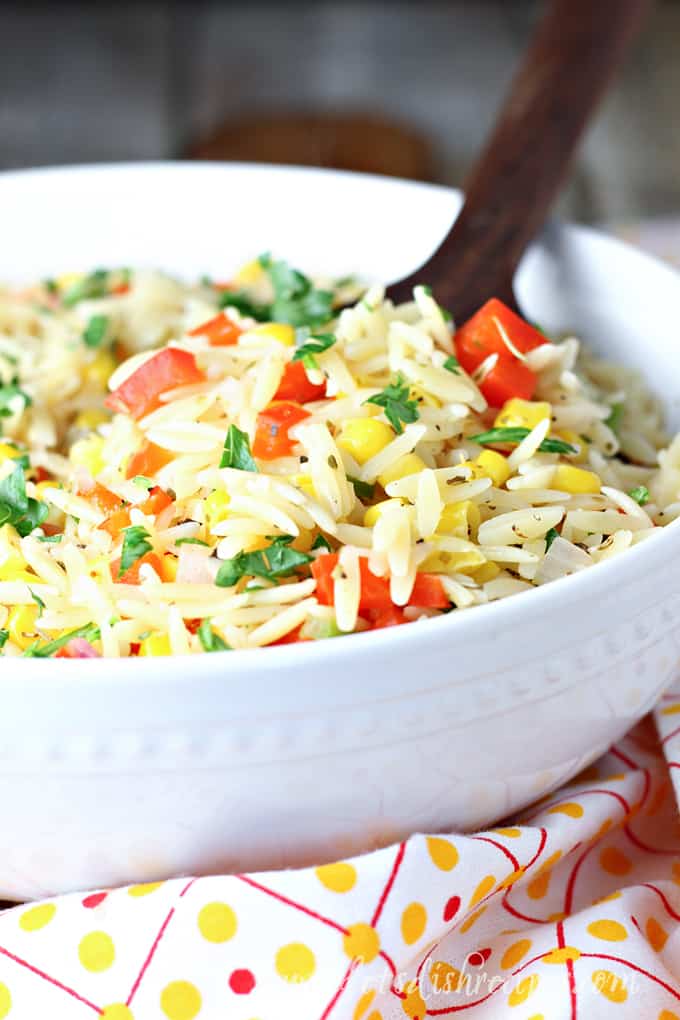 Confetti Corn with Orzo