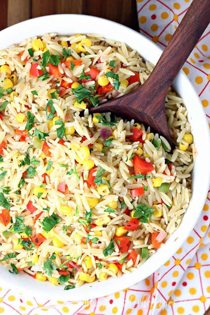 Confetti Corn with Orzo