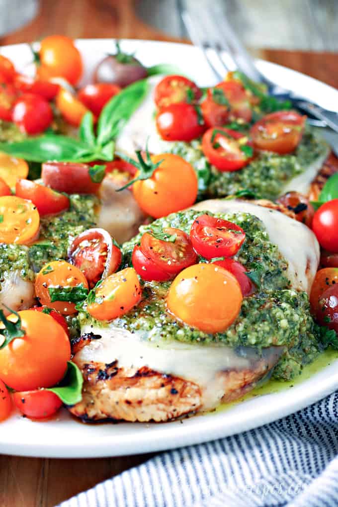 Grilled Caprese Chicken