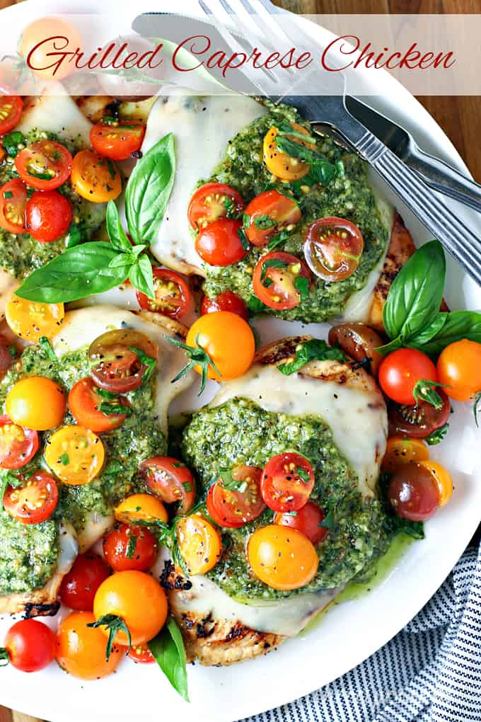 Grilled Caprese Chicken