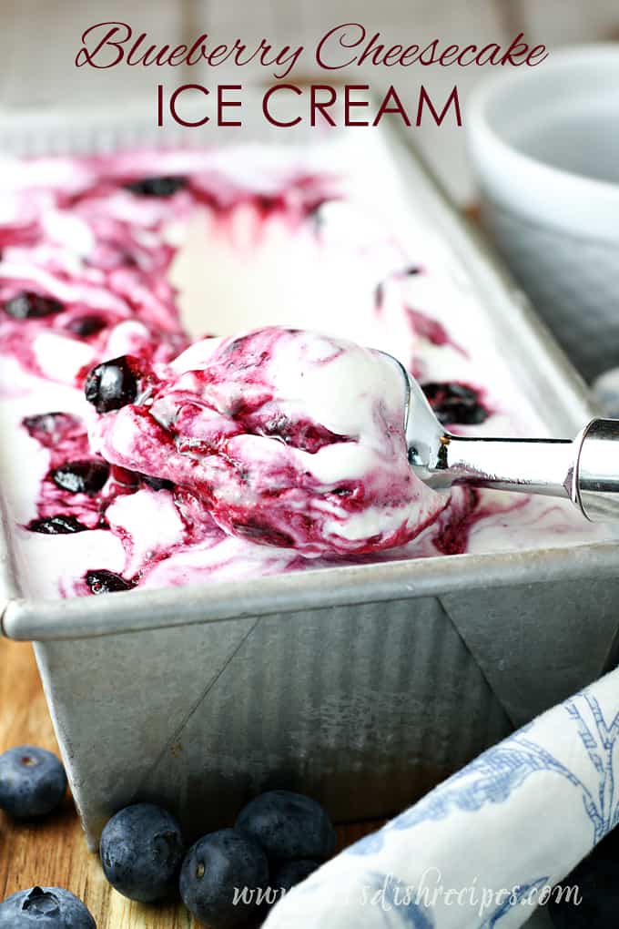 Blueberry Cheesecake Ice Cream