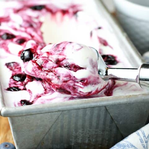 Blueberry Cheesecake Ice Cream feature