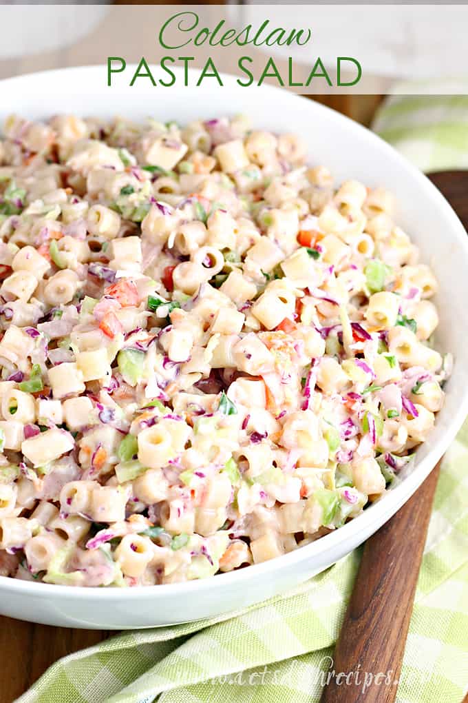 Coleslaw Pasta Salad 1WB