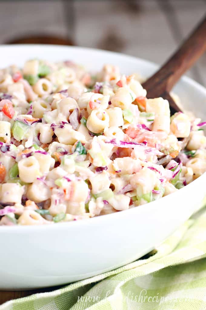 Coleslaw Pasta Salad