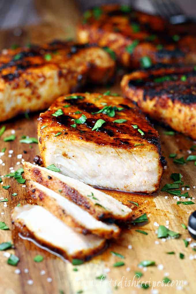 Juicy Grilled Pork Chops