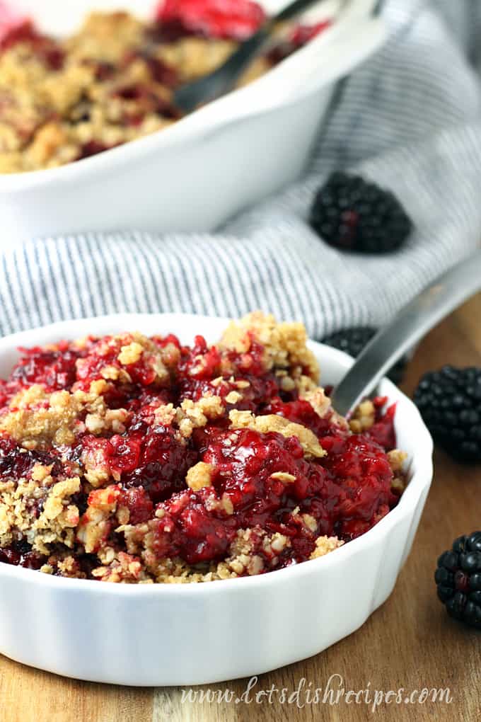 Old Fashioned Blackberry Crisp