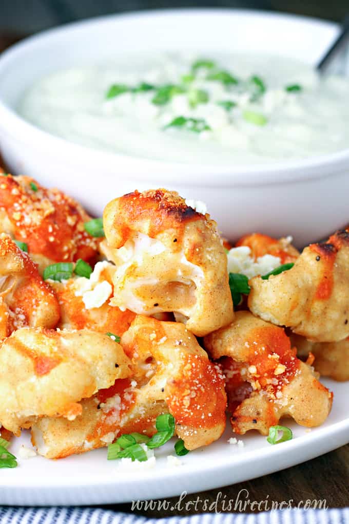 Baked Buffalo Cauliflower Bites